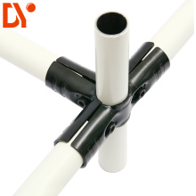 HJ-3 anti-static black metal joint for 28mm lean pipe /tube rack system